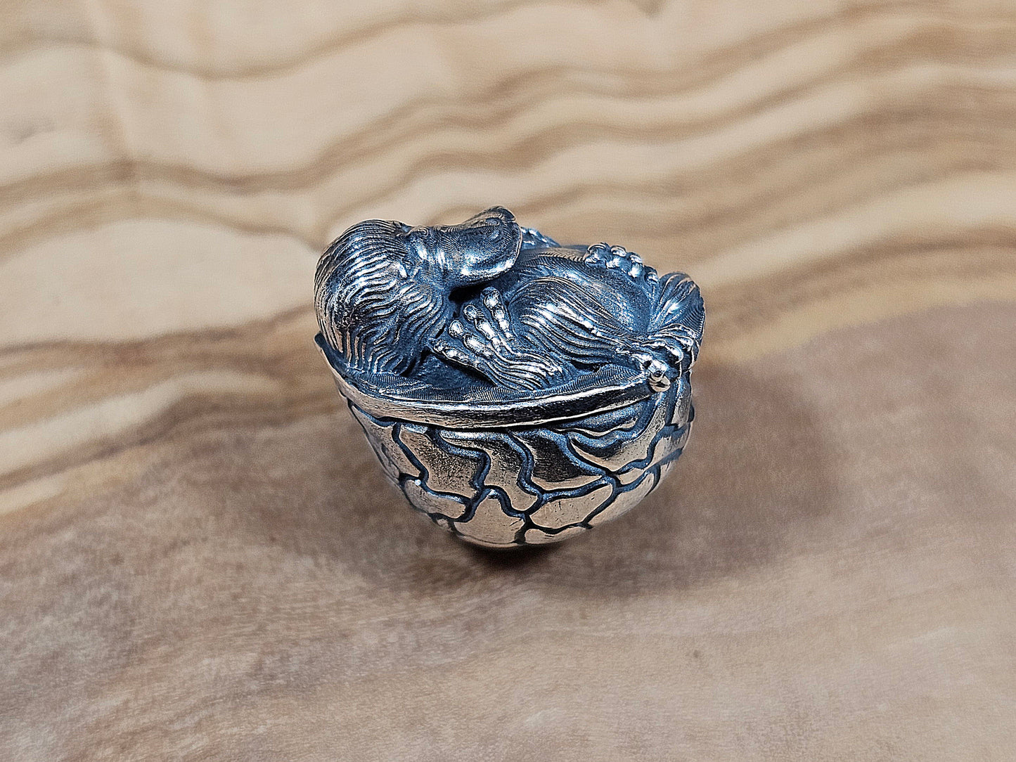 Walnut platypus charm