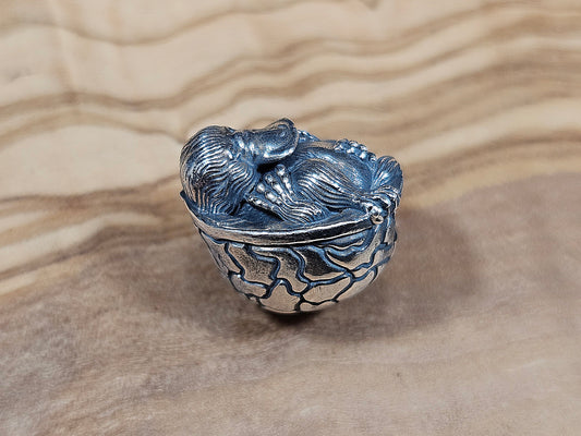 Walnut platypus charm