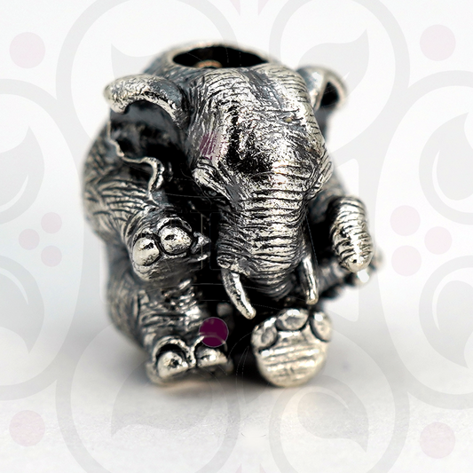 Cuddle Elephant Charm