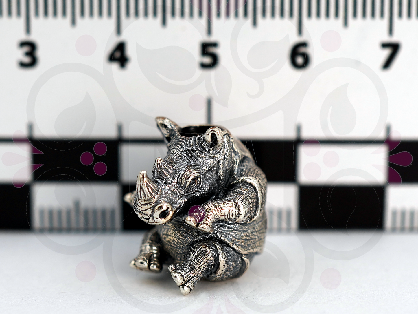 CUDDLE RHINO Charm