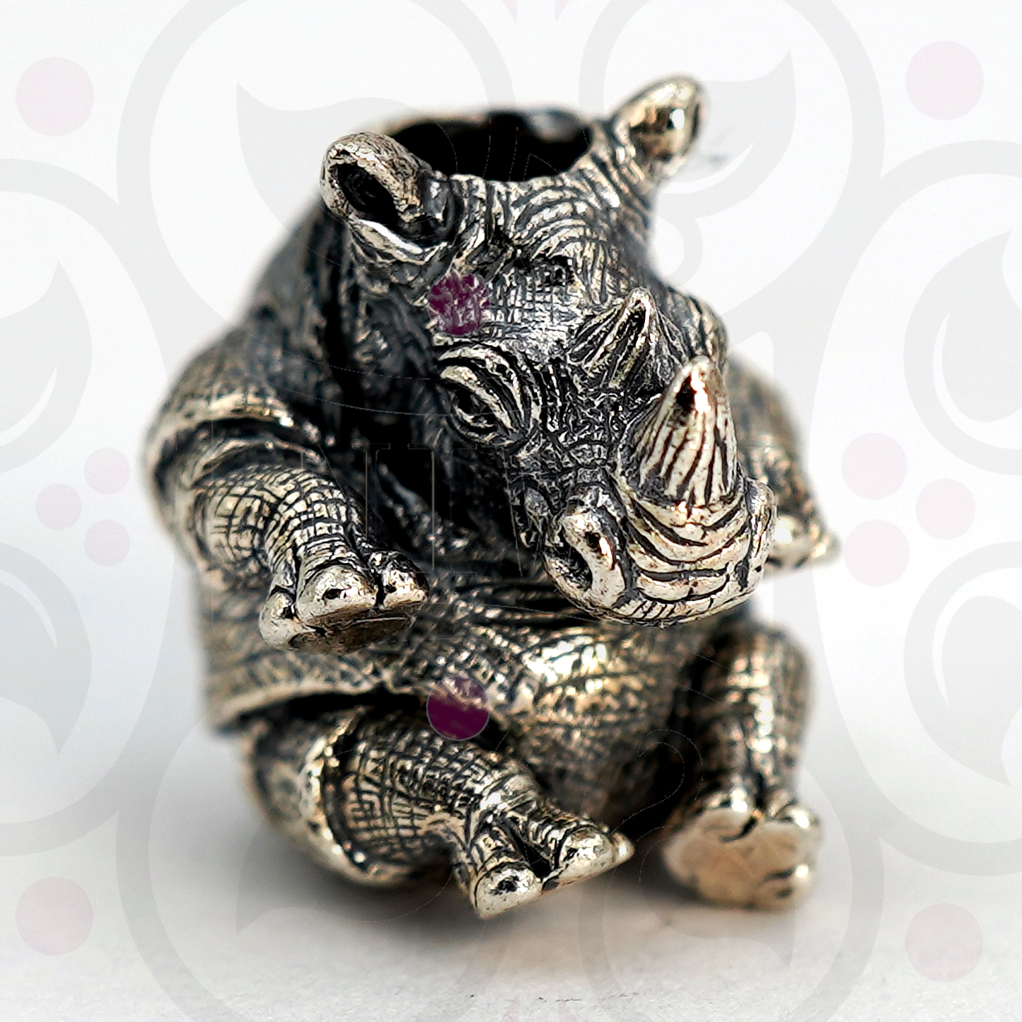 CUDDLE RHINO Charm
