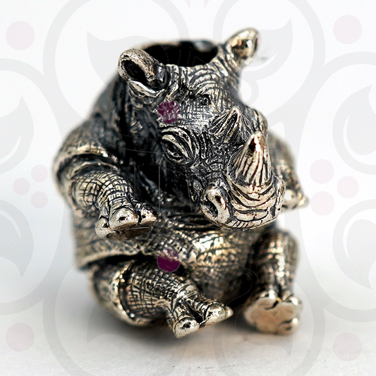 Cuddle Rhino Charm
