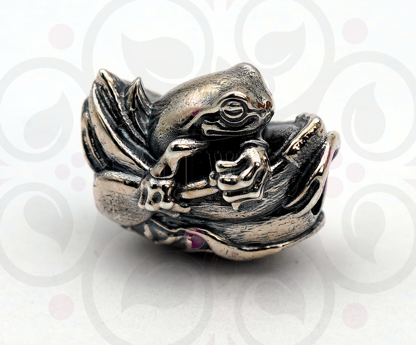 CANOE FROG Charm