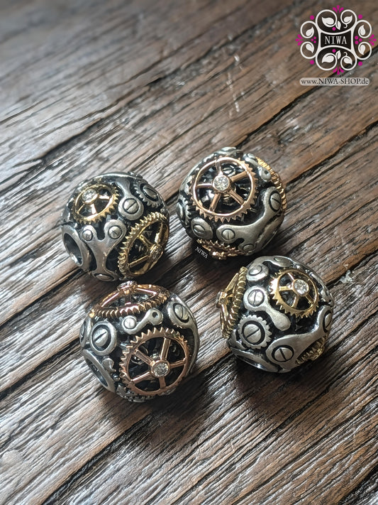 "Wheel of Life" Time Machine Charm