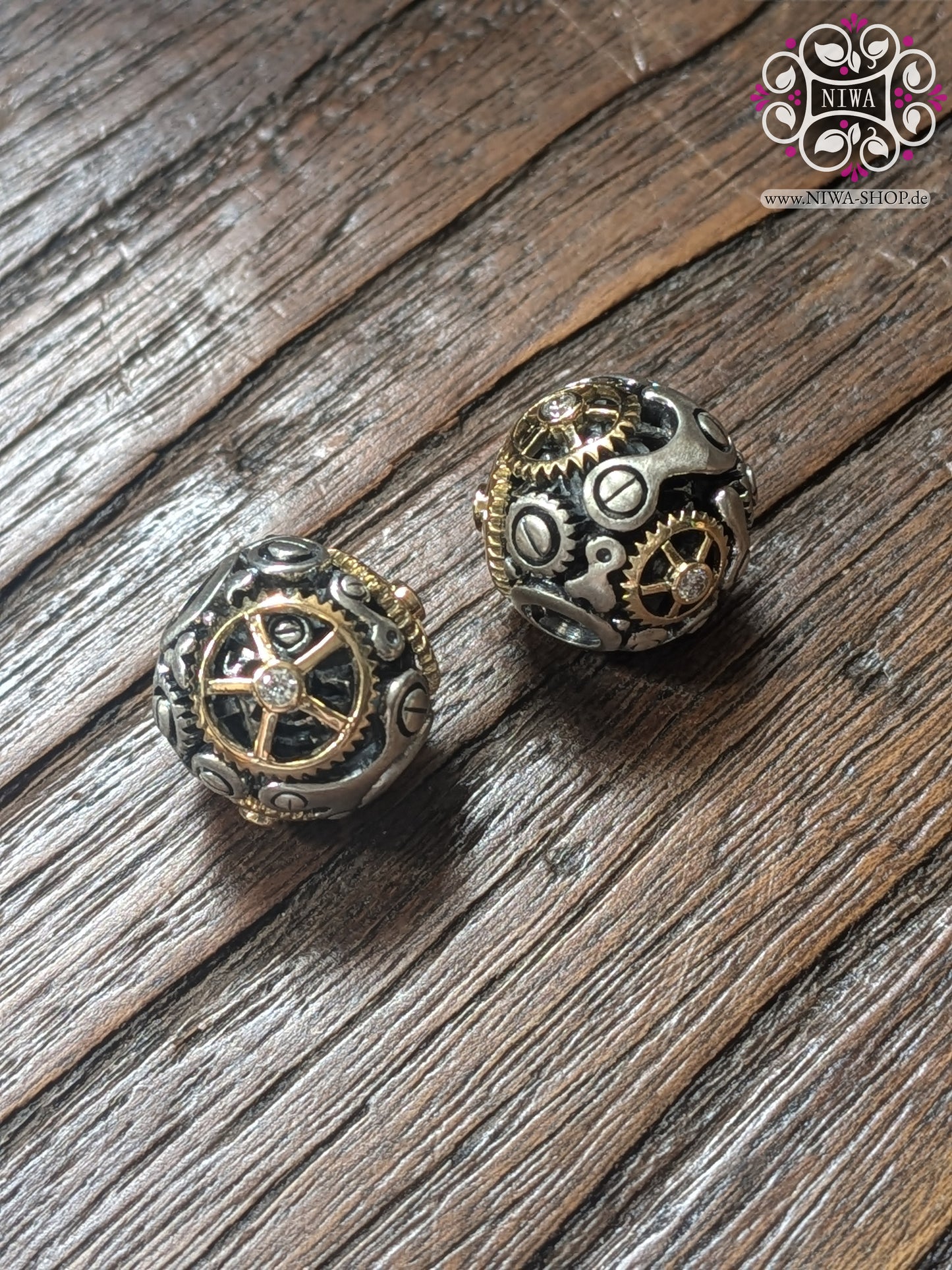 "Wheel of Life" TIME MACHINE Charm