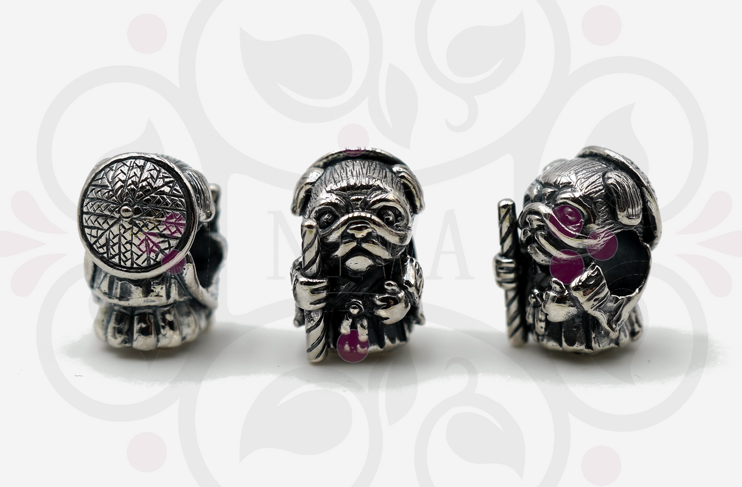 Guardian Angel "Dog Monk" Charm