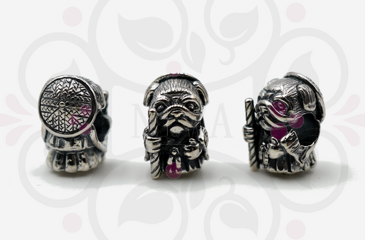 Guardian Angel "Dog Monk" Charm