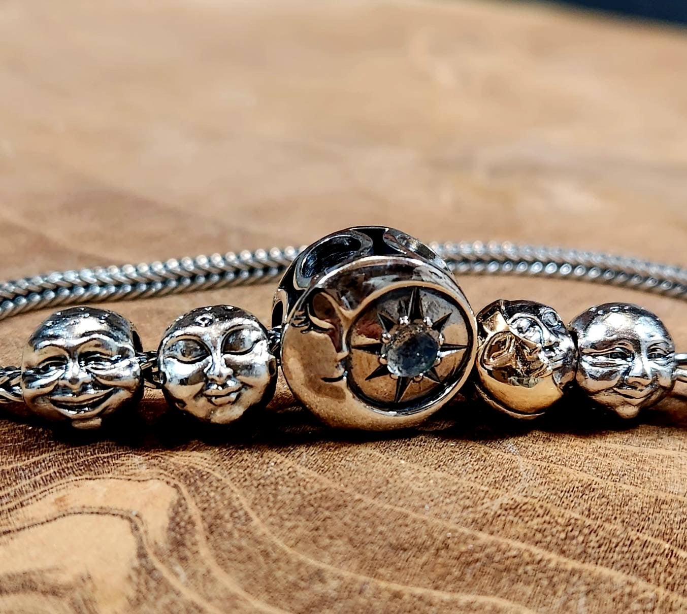 SOLUNA - Charm TWOTONE with 14k GOLD