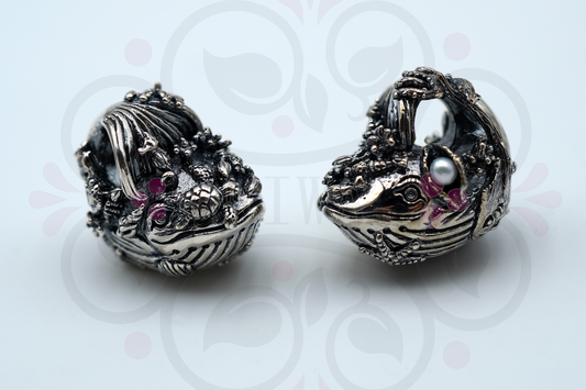 Happy Whale Charm
