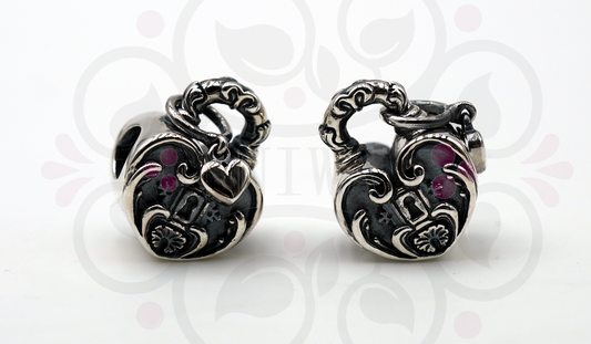 Lucky Hearts Padlock - Charm