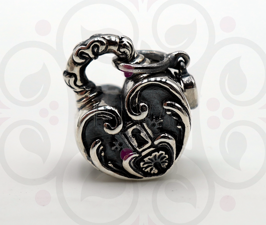 Lucky Hearts Padlock - Charm