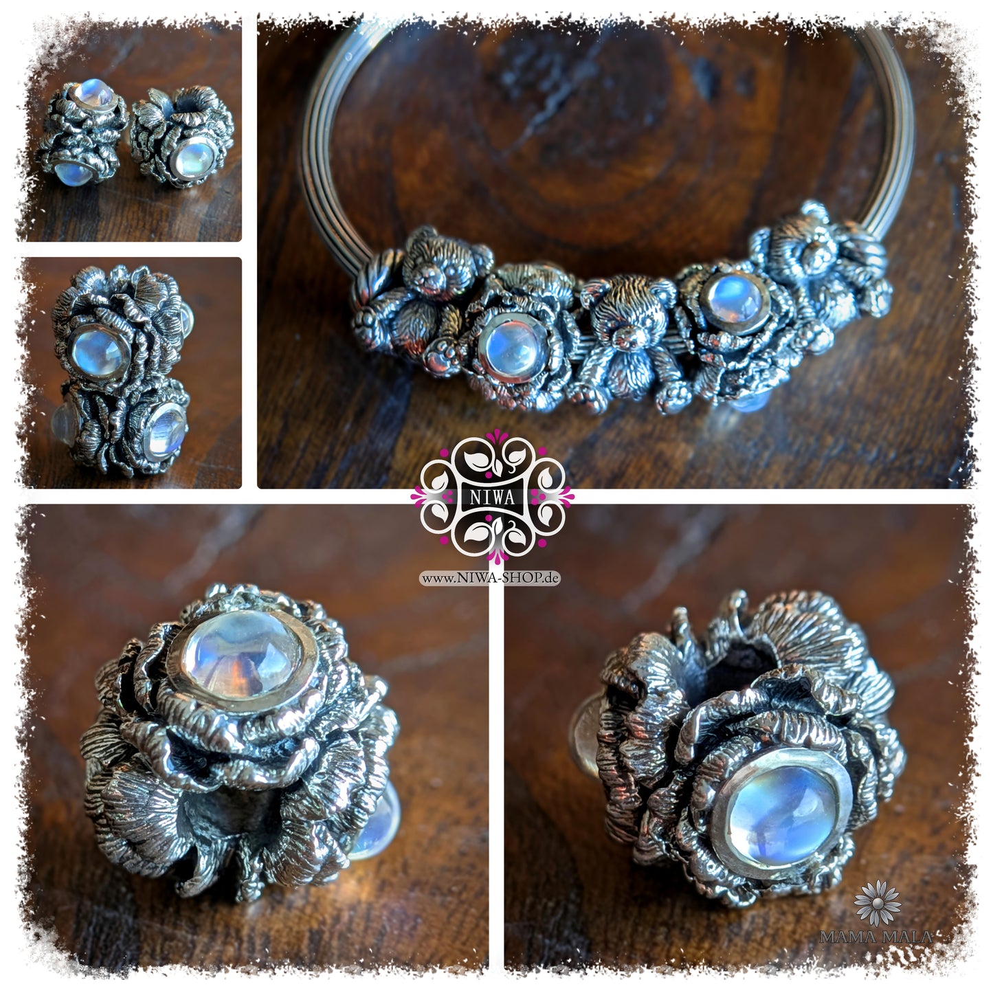 POPPY BLOOM Charm Cabochon