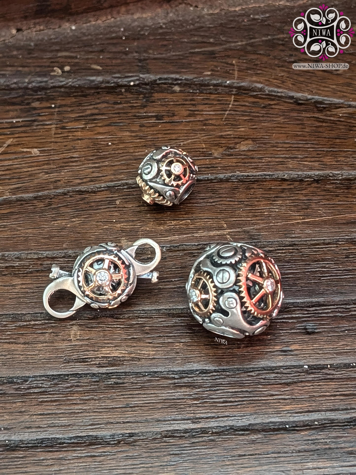 "Wheel of Life" TIME MACHINE Charm