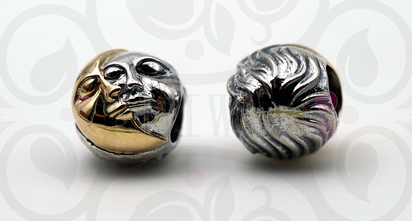 SOLUNA - Charm TWOTONE with 14k GOLD