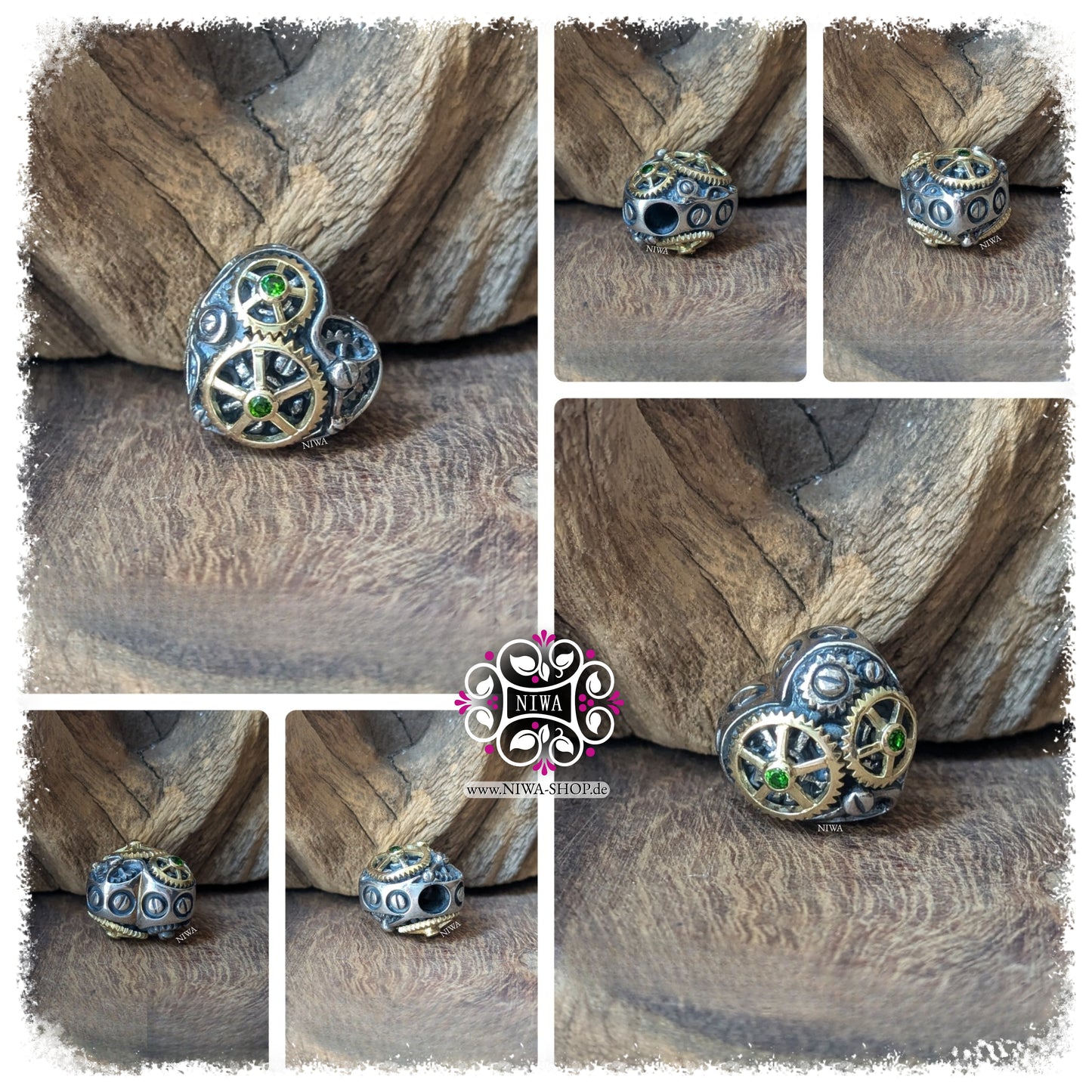 "HEALING HEART" TIME MACHINE Charm