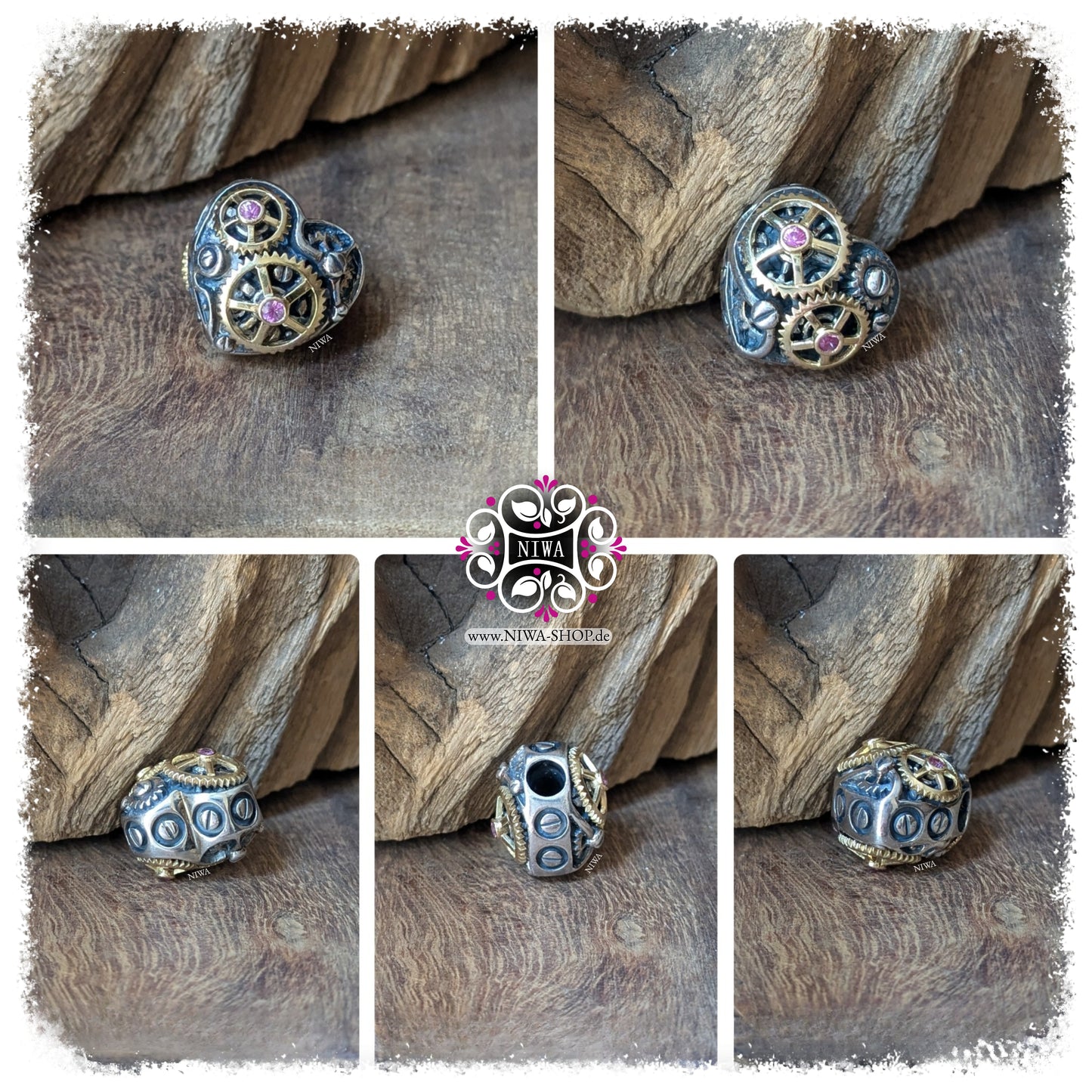 "HEALING HEART" TIME MACHINE Charm