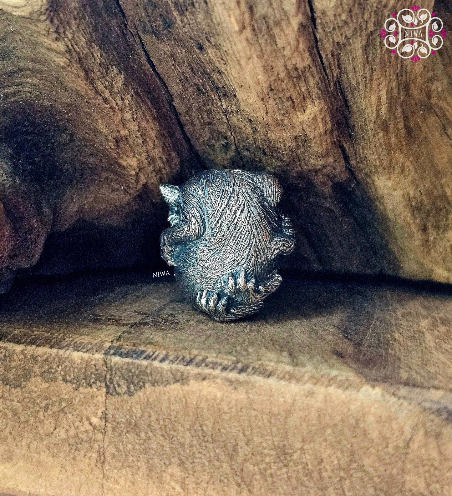 Cuddle Wolf Charm