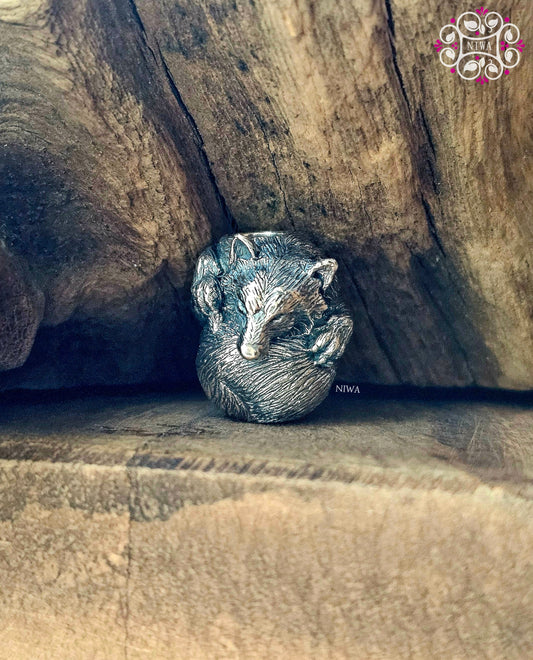 Cuddle Wolf Charm