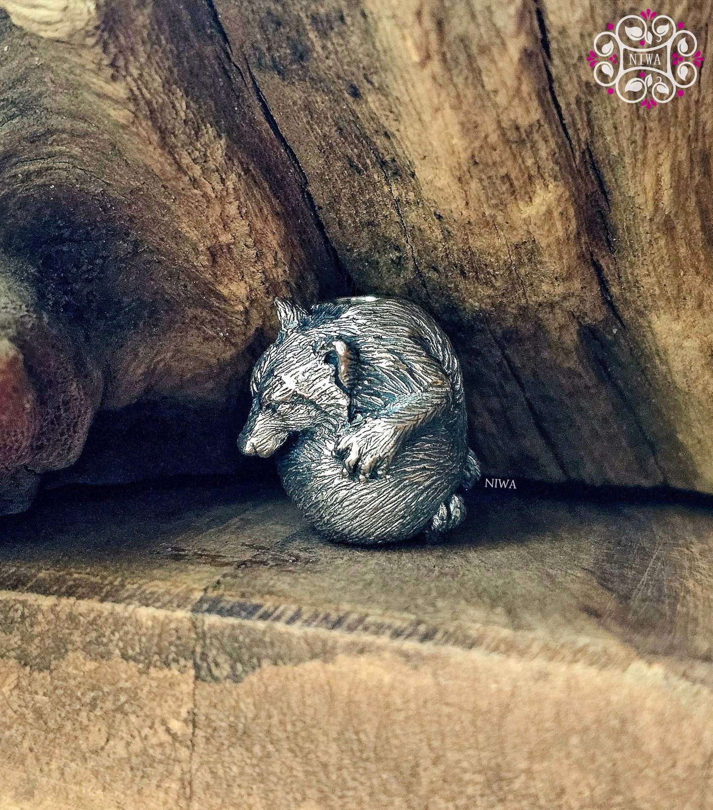 Cuddle Wolf Charm