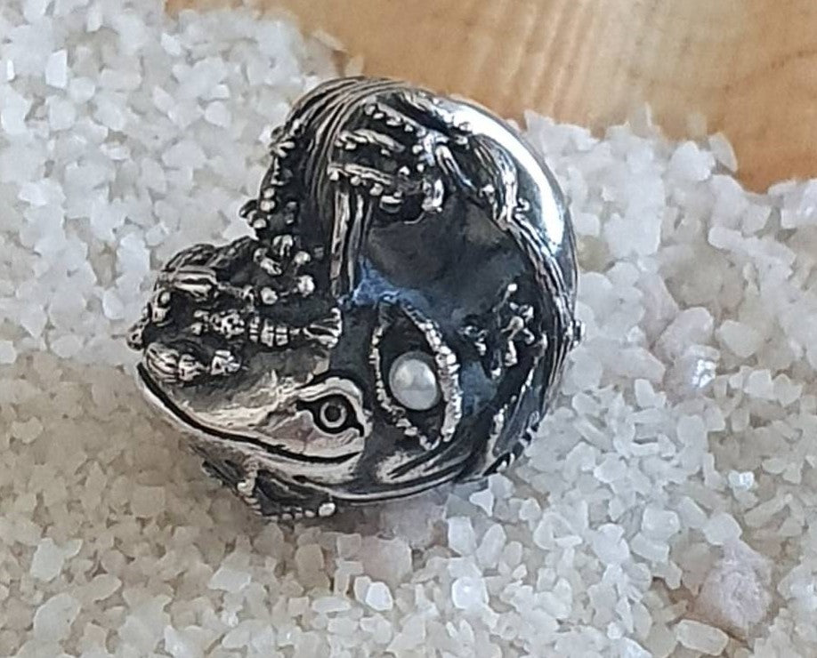 Happy Whale Charm