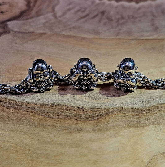 Baby Buddha Trio Charm Set