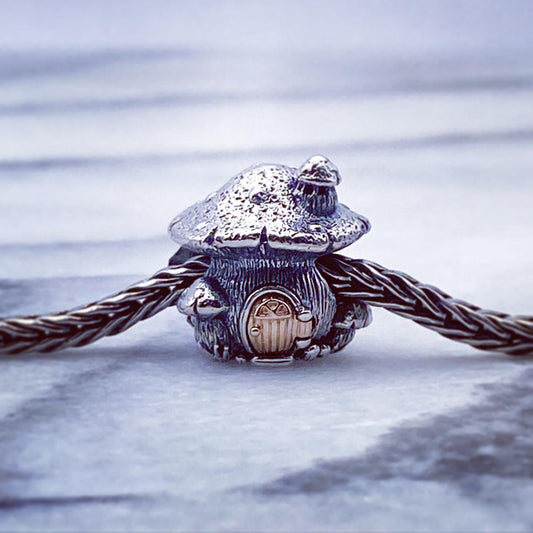 Happy Mushroom House Charm
