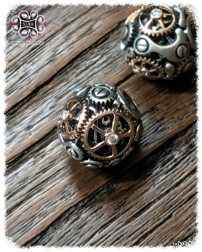 "WHEEL of LIFE" TIME MACHINE Charm