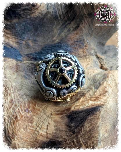 "WHEEL of LIFE" TIME MACHINE Charm