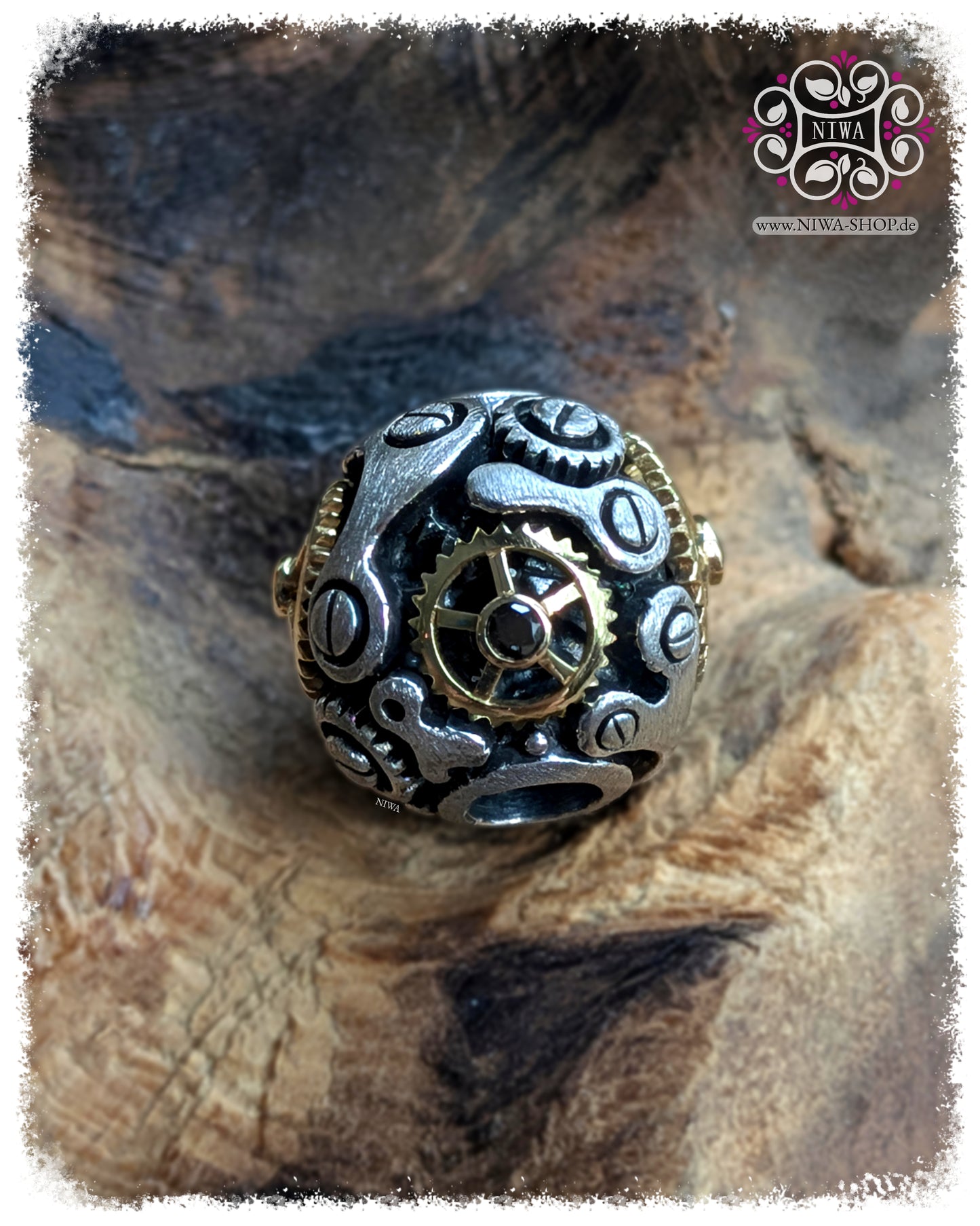 "WHEEL of LIFE" TIME MACHINE Charm