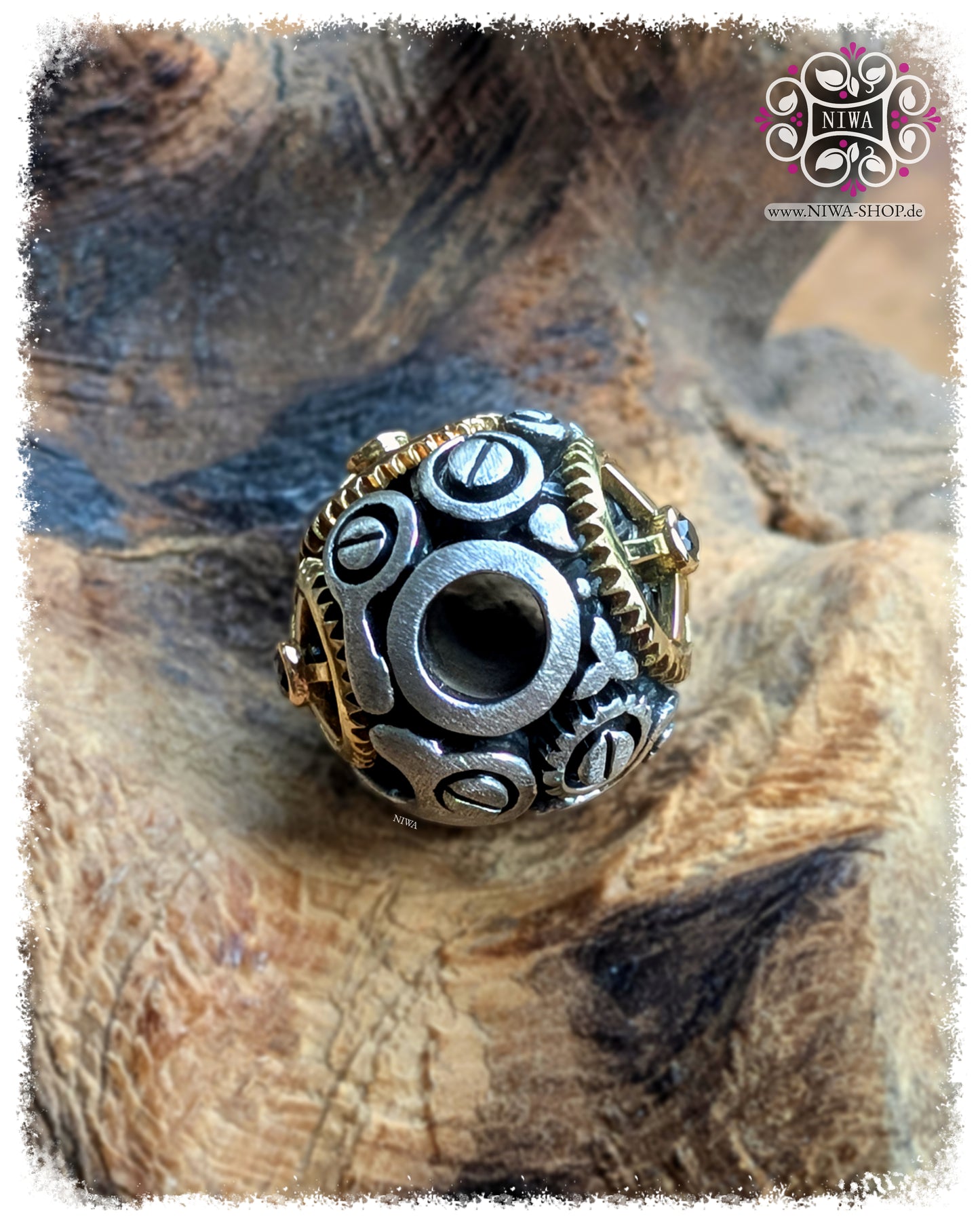 "WHEEL of LIFE" TIME MACHINE Charm