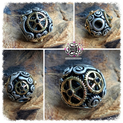 "WHEEL of LIFE" TIME MACHINE Charm