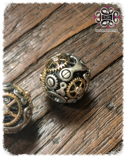 "WHEEL of LIFE" TIME MACHINE Charm